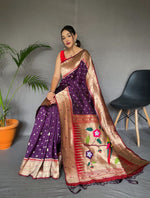 Load image into Gallery viewer, Ira (Premium Polka Paithani Silk)
