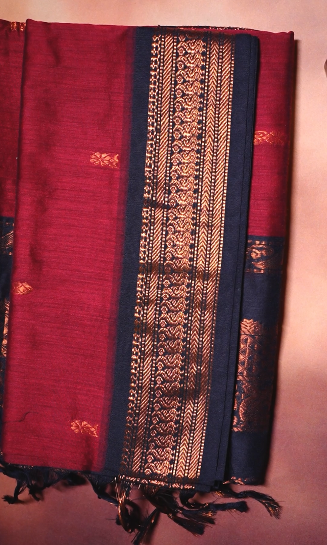 Nimisha - നിമിഷ (Premium Handloom Gadwal Silk Cotton)