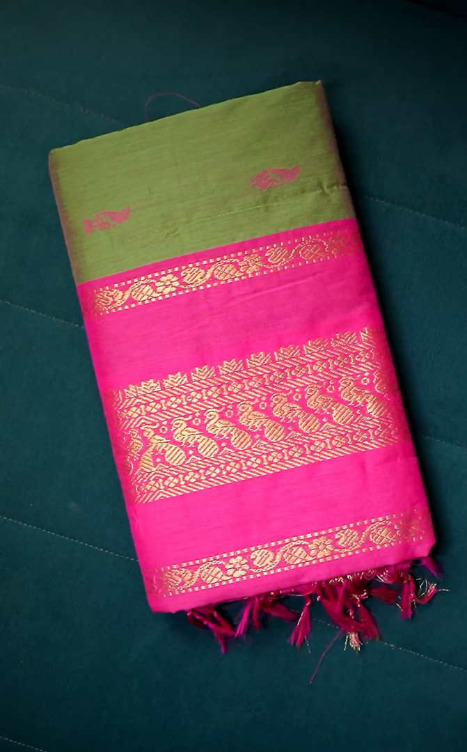 Sundhari - ಸುಂದರಿ (Premium Handloom Gadwal Silk Cotton)