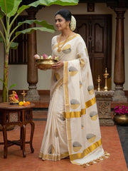 Lalithangi - ലളിതാംഗി (Traditional Onam Kasavu Saree)