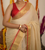 Load image into Gallery viewer, Poorvi - പൂർവി (Premium 120 Count Kerala Onam Mul Cotton)
