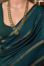 Load image into Gallery viewer, Seetha - സീത(Premium Handloom Checked Gadwal Silk Cotton)