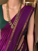 Load image into Gallery viewer, Varnam - वर्णम(Premium Handloom Checked Gadwal Silk Cotton)
