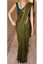 Load image into Gallery viewer, Dhanam - ധനം(Premium Handloom Checked Gadwal Silk Cotton)