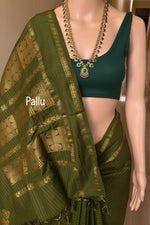 Load image into Gallery viewer, Dhanam - ധനം(Premium Handloom Checked Gadwal Silk Cotton)