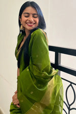 Load image into Gallery viewer, Pragya - प्रज्ञा (Premium Maheswari Silk Cotton)
