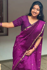 Load image into Gallery viewer, Sujatha - സുജാത (Premium Maheswari Silk Cotton)

