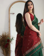 Load image into Gallery viewer, Yashasvini - യശസ്വിനി (Premium Maheswari Silk Cotton)
