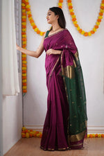 Load image into Gallery viewer, Aarna - ఆర్నా (Premium Maheswari Silk Cotton)
