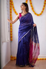 Load image into Gallery viewer, Tusharika - तुषारिका (Premium Maheswari Silk Cotton)
