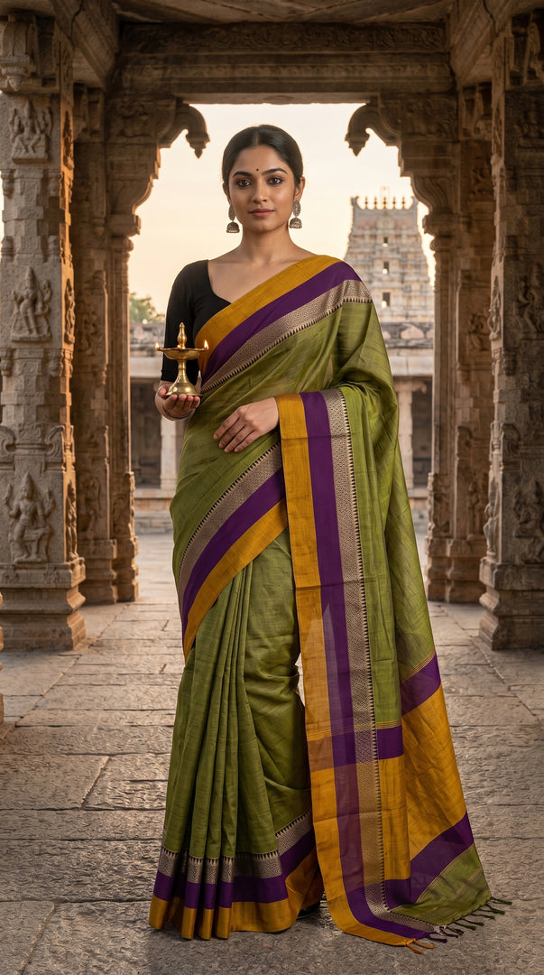Asaveri - ആസാവേരി (Narayanpet Handloom Pure Cotton)