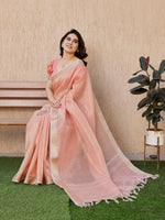 Load image into Gallery viewer, Tissue Linen Silk (Premium Quality Soft Silk)