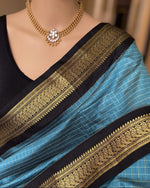 Load image into Gallery viewer, Kattam - കാട്ടം (Rare Colour Combo Handloom Gadwal Silk Cotton)