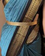 Load image into Gallery viewer, Kattam - കാട്ടം (Rare Colour Combo Handloom Gadwal Silk Cotton)