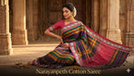 Load image into Gallery viewer, Multi-Coloured Narayanpet (Rare Colour Edition Handloom Soft Cotton)