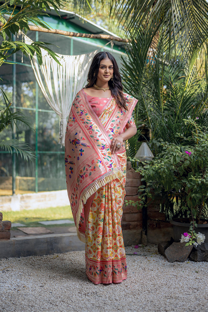 Banarasi Silk Paithani Patola (Premium Quality Soft Silk)