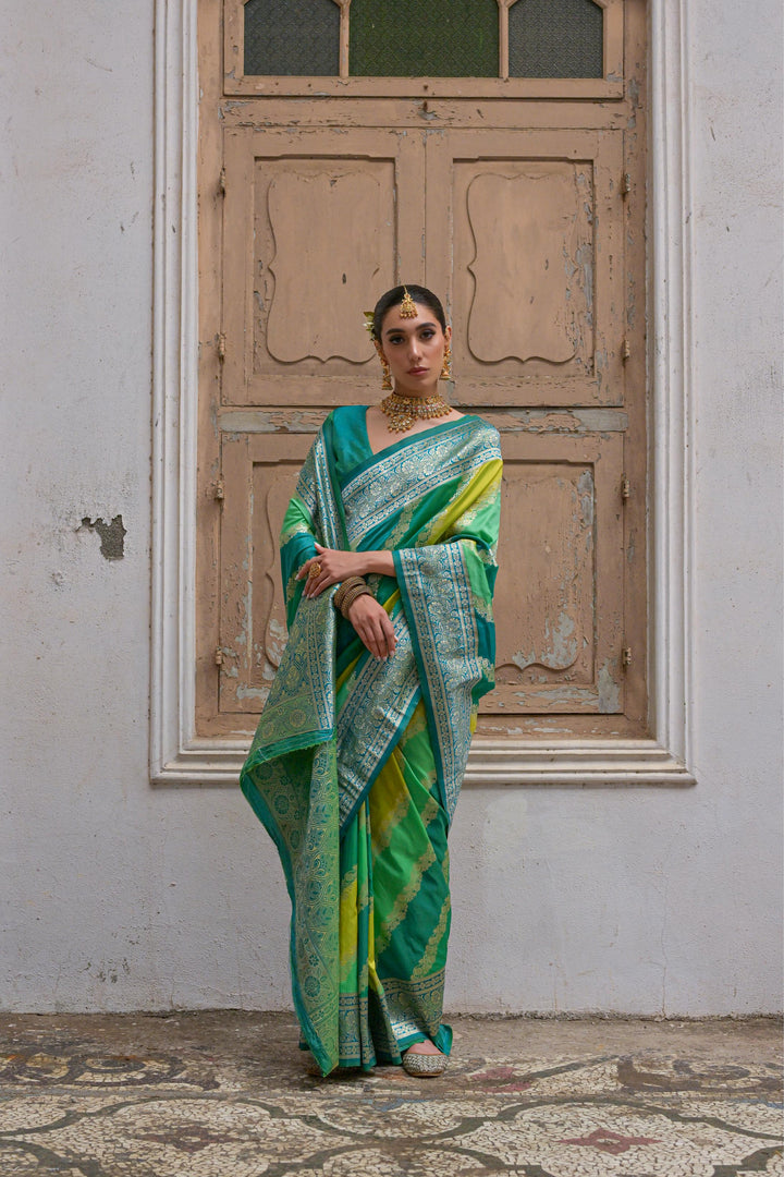 Multi-Colour  Banarasi Silk (Premium Quality Soft Silk)