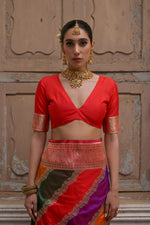 Load image into Gallery viewer, Multi-Colour  Banarasi Silk (Premium Quality Soft Silk)