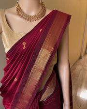 Eshani - एशानी (Premium Handloom Gadwal Silk Cotton)