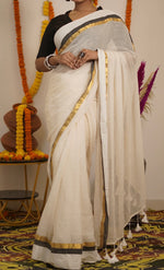 Load image into Gallery viewer, Purani - പുരാണി (Premium 120 Count Kerala Onam Mul Cotton)