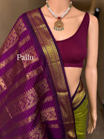 Load image into Gallery viewer, Sulabhika - ಸುಲಭಿಕಾ(Premium Handloom Checked Gadwal Silk Cotton)