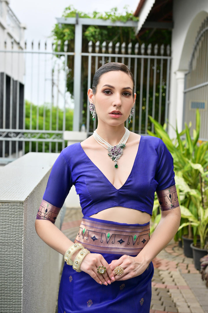 Banarasi Silk Paithani (Premium Banarasi Paithani Silk)
