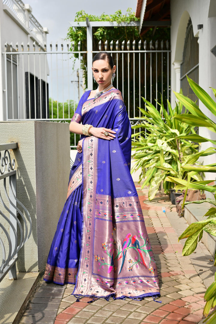 Banarasi Silk Paithani (Premium Banarasi Paithani Silk)