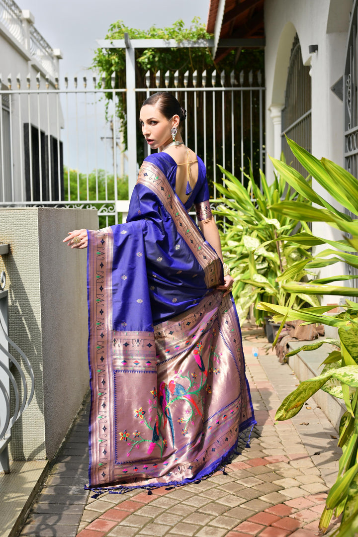 Banarasi Silk Paithani (Premium Banarasi Paithani Silk)