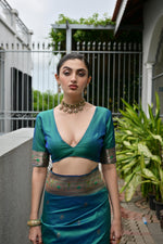Load image into Gallery viewer, Banarasi Silk Paithani (Premium Banarasi Paithani Silk)