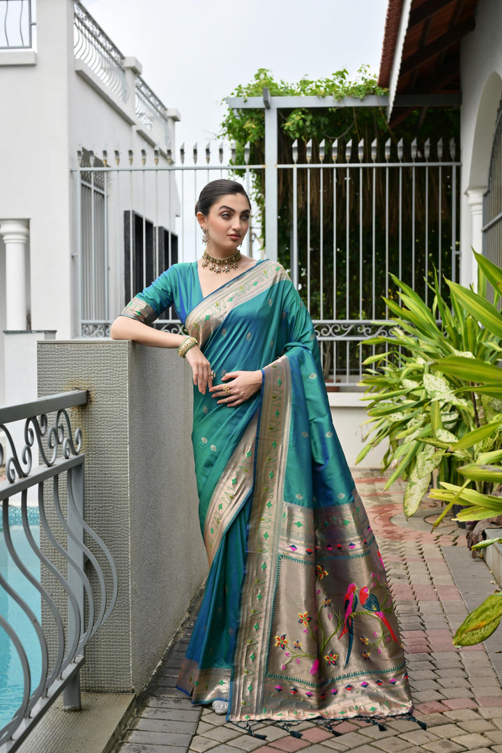 Banarasi Silk Paithani (Premium Banarasi Paithani Silk)