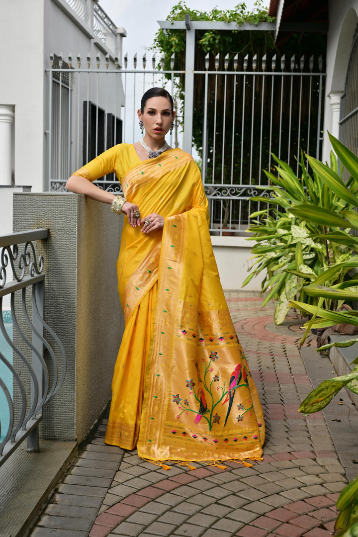Banarasi Silk Paithani (Premium Banarasi Paithani Silk)