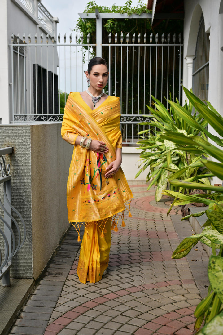 Banarasi Silk Paithani (Premium Banarasi Paithani Silk)