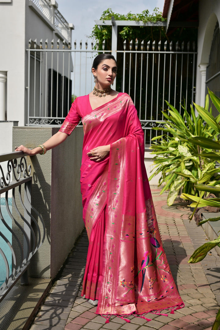 Banarasi Silk Paithani (Premium Banarasi Paithani Silk)