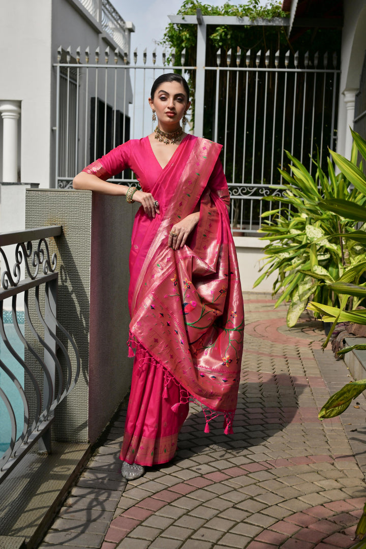 Banarasi Silk Paithani (Premium Banarasi Paithani Silk)