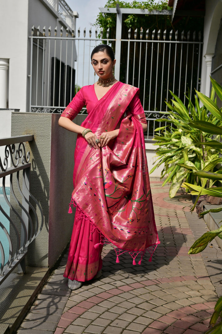 Banarasi Silk Paithani (Premium Banarasi Paithani Silk)