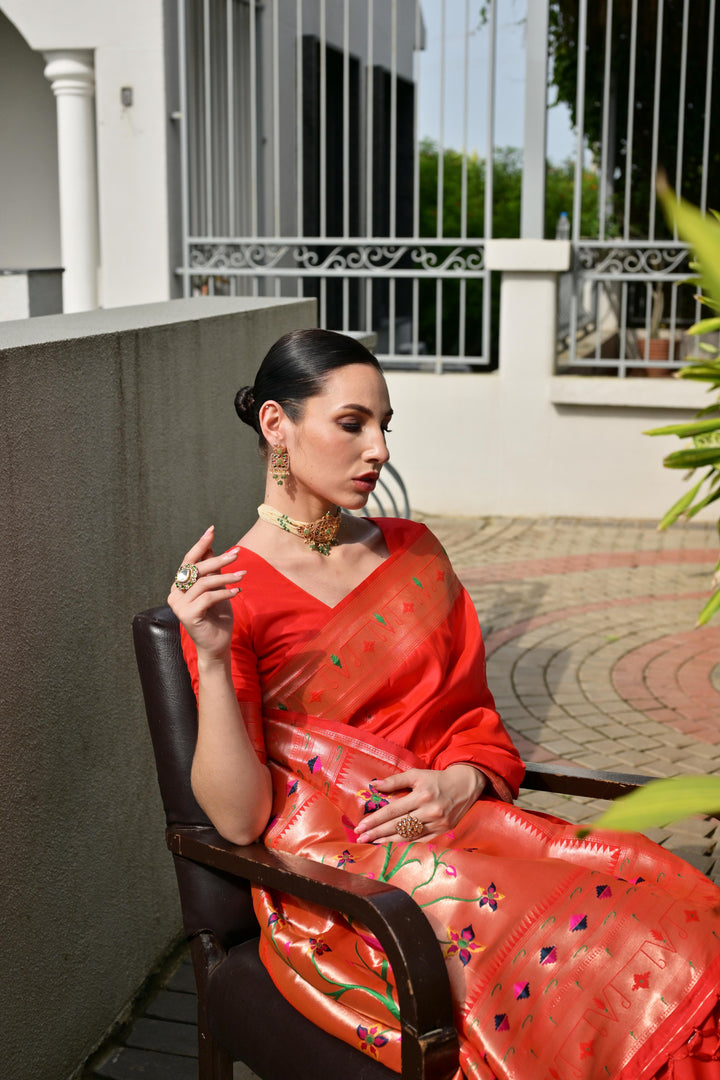 Banarasi Silk Paithani (Premium Banarasi Paithani Silk)