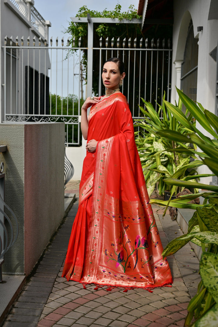 Banarasi Silk Paithani (Premium Banarasi Paithani Silk)