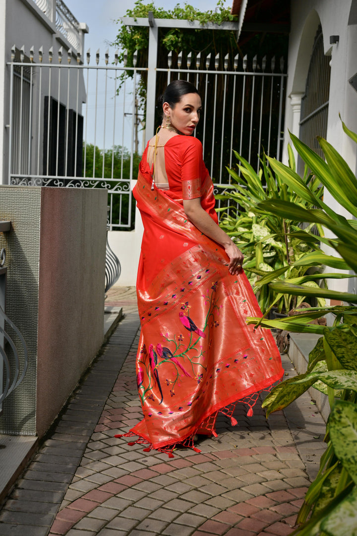 Banarasi Silk Paithani (Premium Banarasi Paithani Silk)