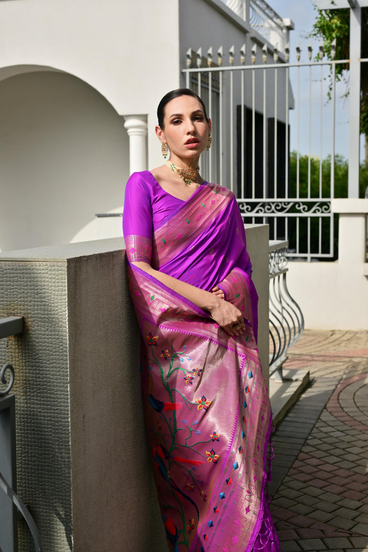 Banarasi Silk Paithani (Premium Banarasi Paithani Silk)