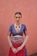 Load image into Gallery viewer, Banarasi Silk Paithani (Premium Quality Soft Silk)