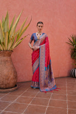 Load image into Gallery viewer, Banarasi Silk Paithani (Premium Quality Soft Silk)