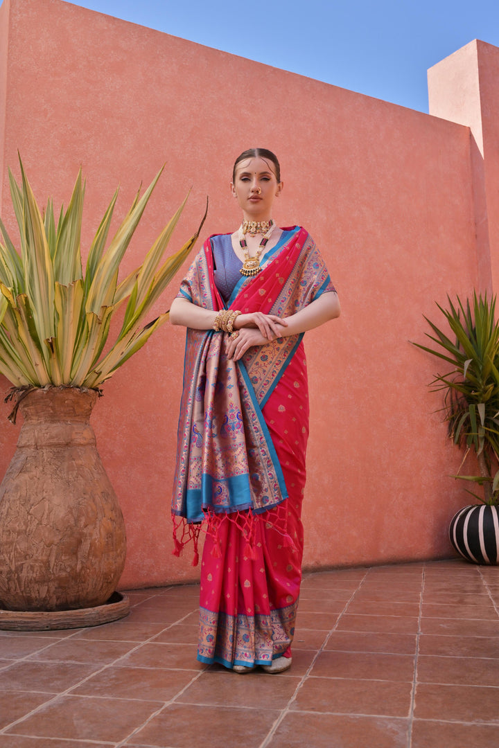 Banarasi Silk Paithani (Premium Quality Soft Silk)