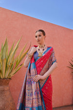 Load image into Gallery viewer, Banarasi Silk Paithani (Premium Quality Soft Silk)