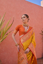 Load image into Gallery viewer, Banarasi Silk Paithani (Premium Quality Soft Silk)