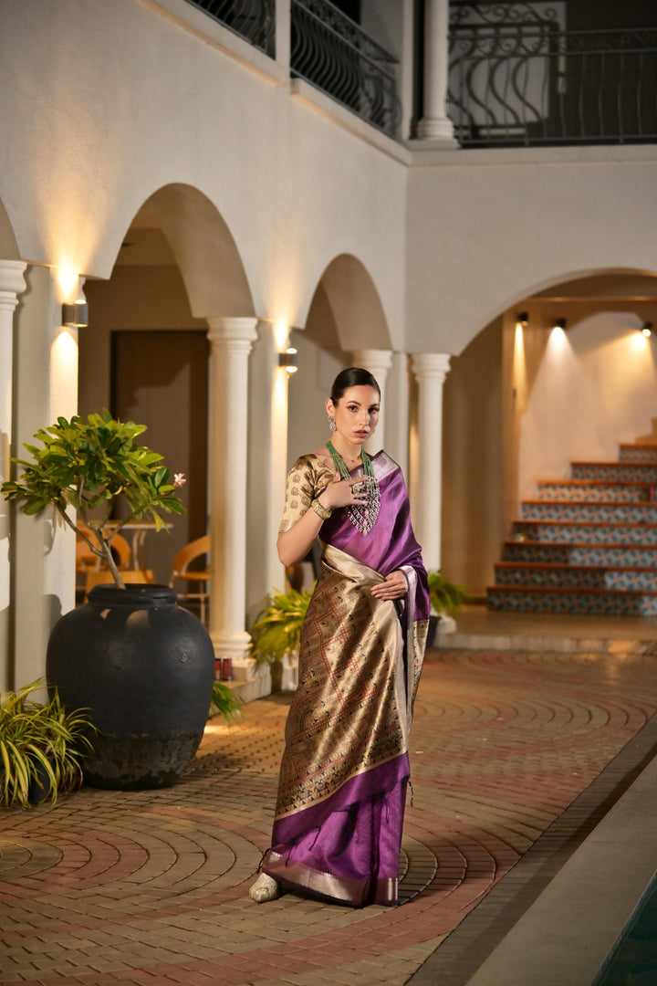 Tussar Madhubani Silk (Premium Quality Soft Silk)