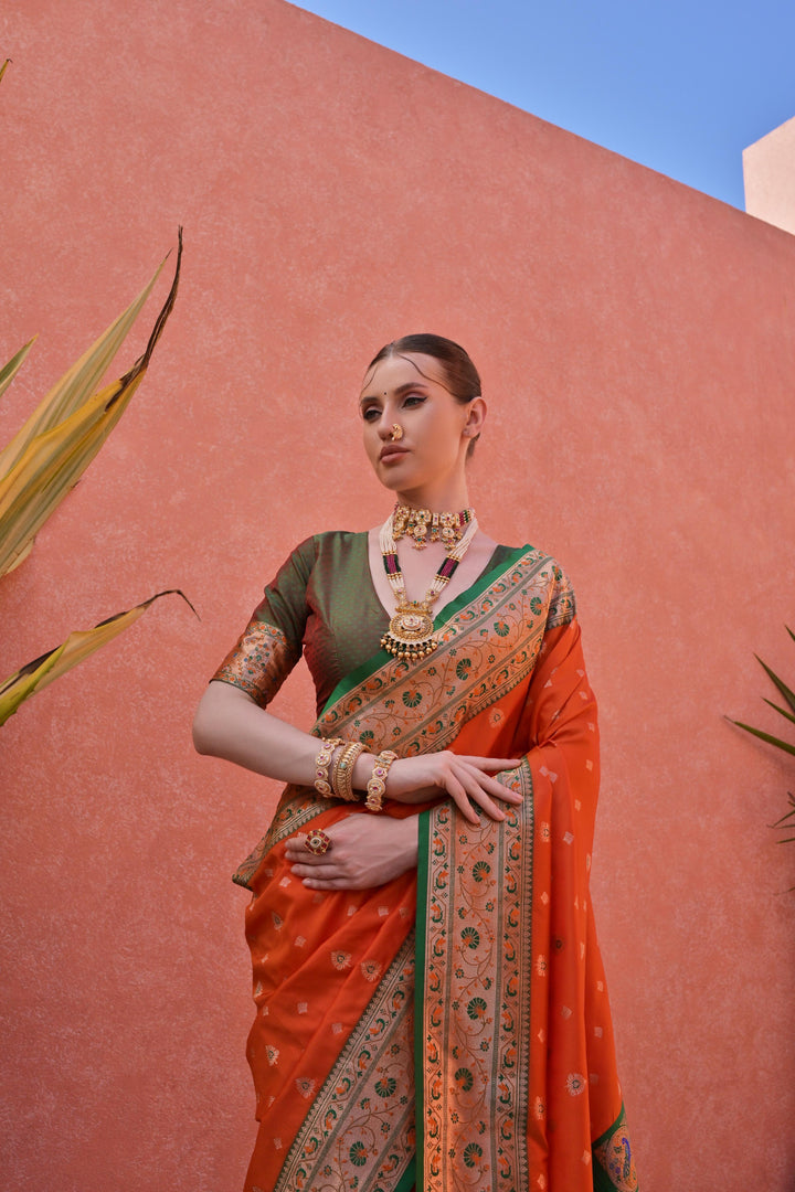 Banarasi Silk Paithani (Premium Quality Soft Silk)