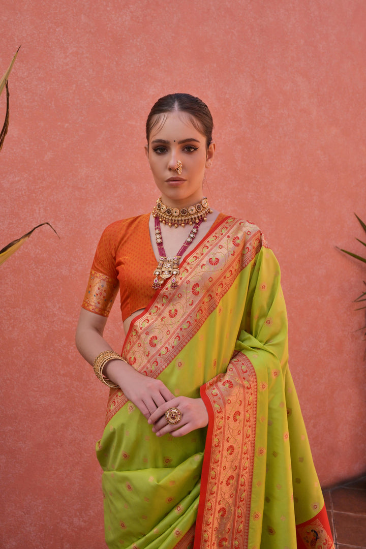 Banarasi Silk Paithani (Premium Quality Soft Silk)