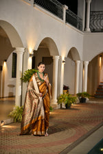 Load image into Gallery viewer, Tussar Madhubani Silk (Premium Quality Soft Silk)