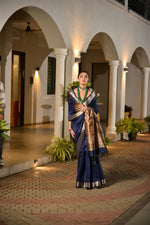 Load image into Gallery viewer, Tussar Madhubani Silk (Premium Quality Soft Silk)