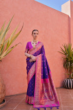 Load image into Gallery viewer, Banarasi Silk Paithani (Premium Quality Soft Silk)